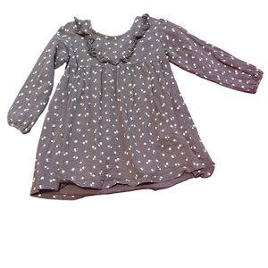 Quincy Mae grey floral dress